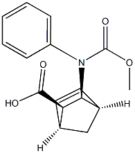 Bicyclo[2.2.1]hept-5-ene-2-carboxylic acid, 3-[[(phenylmethoxy)carbonyl]amino]-, (1R,2S,3R,4S)-rel- (9CI) Structure