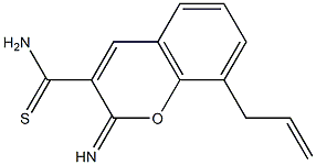 8-allyl-2-imino-2H-chromene-3-carbothioamide,337496-52-3,结构式
