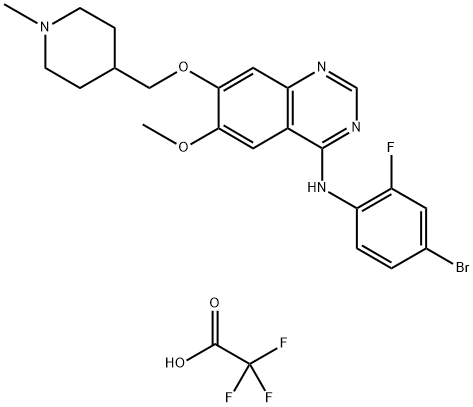 ZD 6474 trifluoroacetate Structure