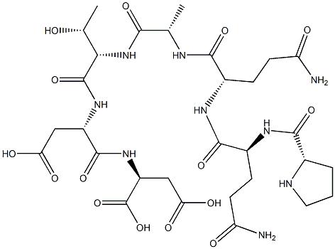 2-Propenoic acid, ethyl ester, polymer with ethenyl acetate and 2,5-furandione Struktur