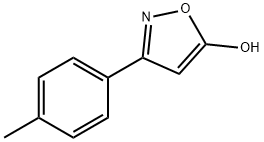 3-(4-甲基苯基)-5-羟基异噁唑, 346598-97-8, 结构式