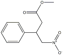 β-(NitroMethyl)benzenepropanoic Acid Methyl Ester Structure