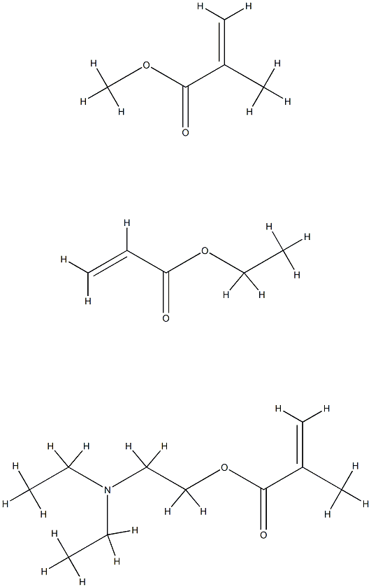 2-Propenoic acid, 2-methyl-, 2-(diethylamino)ethyl ester, polymer with ethyl 2-propenoate and methyl 2-methyl-2-propenoate|