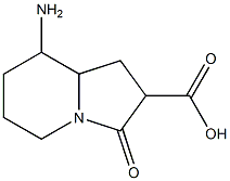 2-Indolizinecarboxylicacid,8-aminooctahydro-3-oxo-(9CI) 结构式