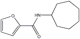 N-cycloheptyl-2-furamide Struktur