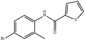 N-(4-bromo-2-methylphenyl)thiophene-2-carboxamide Structure