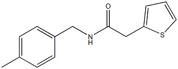 349429-04-5 N-[(4-甲基苯基)甲基]-2-(噻吩-2-基)乙酰胺