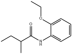 N-(2-ethoxyphenyl)-2-methylbutanamide Structure