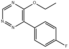 1,2,4-Triazine,5-ethoxy-6-(4-fluorophenyl)-(9CI) Structure