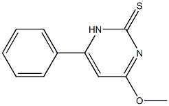 4-methoxy-6-phenyl-2-pyrimidinethiol Struktur