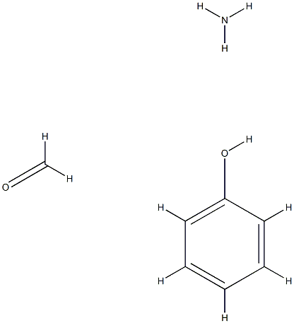 FORMALDEHYDE, POLYMER WITH AMMONIA AND PHENOL) 化学構造式