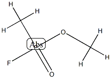 METHYLMETHYLPHOSPHONOFLUORIDATE 结构式