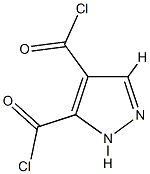 1H-Pyrazole-3,4-dicarbonyldichloride(9CI) Structure