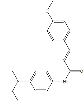 N-[4-(diethylamino)phenyl]-3-(4-methoxyphenyl)acrylamide Structure