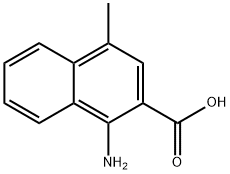 2-Naphthalenecarboxylicacid,1-amino-4-methyl-(9CI) 化学構造式