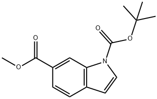 1-tert-butyl 6-Methyl 1H-indole-1,6-dicarboxylate|1-甲基-1H-吲哚-1,6-二羧酸1-叔丁酯