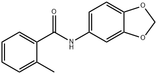 N-(1,3-benzodioxol-5-yl)-2-methylbenzamide Structure