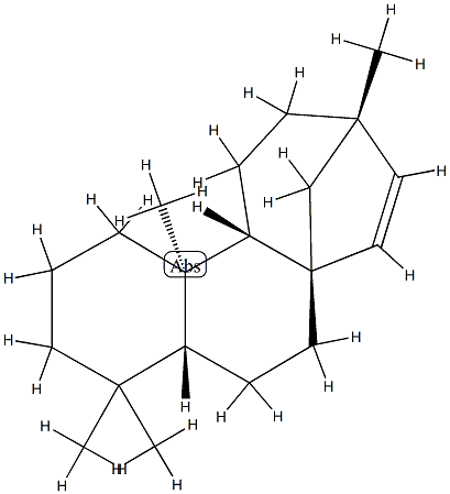 (+)-15-Beyerene Struktur