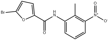 5-bromo-N-(2-methyl-3-nitrophenyl)-2-furamide Structure