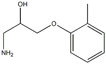 1-amino-3-(2-methylphenoxy)propan-2-ol Structure