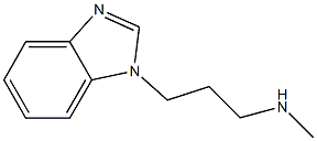 1H-Benzimidazole-1-propanamine,N-methyl-(9CI) 结构式