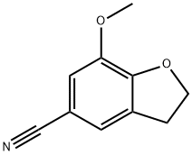 5-Benzofurancarbonitrile,2,3-dihydro-7-methoxy-(9CI) Structure