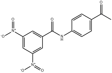 N-(4-acetylphenyl)-3,5-dinitrobenzamide Structure