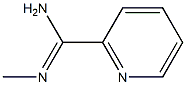 2-Pyridinecarboximidamide,N-methyl-(9CI) Structure