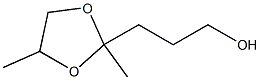 2,4-Dimethyl-1,3-dioxolane-2-(1-propanol) 结构式