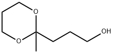 2-Methyl-1,3-dioxane-2-(1-propanol) Structure