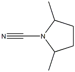 1-Pyrrolidinecarbonitrile,2,5-dimethyl-(9CI) Structure