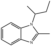 1H-Benzimidazole,2-methyl-1-(1-methylpropyl)-(9CI) 结构式