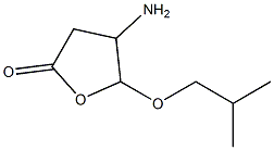 2(3H)-Furanone,4-aminodihydro-5-(2-methylpropoxy)-(9CI) 结构式