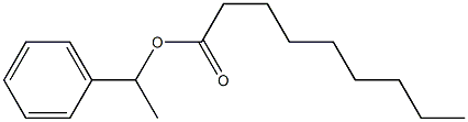 ノナン酸1-フェニルエチル 化学構造式