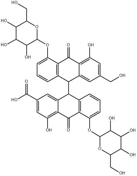番泻苷C, 37271-16-2, 结构式