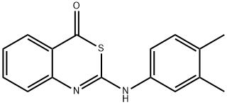 2-(3,4-dimethylanilino)-4H-3,1-benzothiazin-4-one|