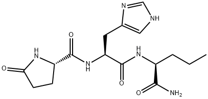 pGlu-L-His-L-Nva-NH2 结构式