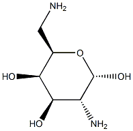 2,6-Diamino-2,6-dideoxy-α-D-galactopyranose 结构式