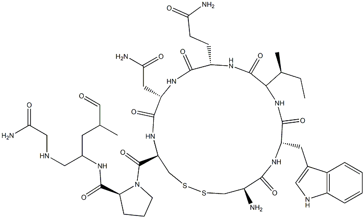 Oxytocin, 2-L-tryptophan- Structure