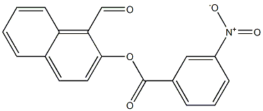 1-formyl-2-naphthyl 3-nitrobenzoate Structure