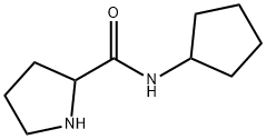 2-Pyrrolidinecarboxamide,N-cyclopentyl-(9CI) Struktur