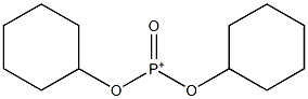 Phosphonic acid dicyclohexyl ester Struktur