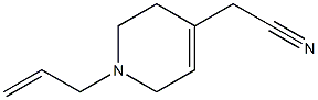 4-Pyridineacetonitrile,1,2,3,6-tetrahydro-1-(2-propenyl)-(9CI) Struktur