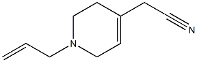 4-Pyridineacetonitrile,1,2,3,6-tetrahydro-1-(2-propenyl)-(9CI) Structure