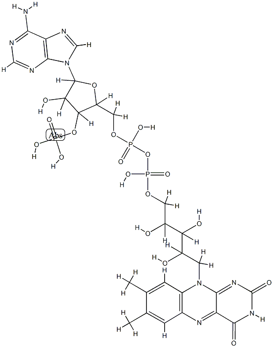 flavin-adenine dinucleotide phosphate,38716-27-7,结构式