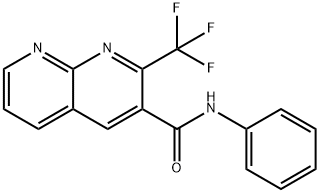 1,8-Naphthyridine-3-carboxamide,N-phenyl-2-(trifluoromethyl)-(9CI) Structure