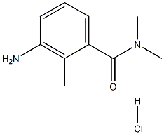3-amino-N,N,2-trimethylbenzamide Struktur