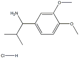 1-(3,4-dimethoxyphenyl)-2-methylpropan-1-amine Structure