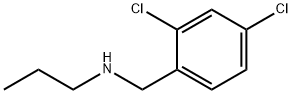[(2,4-dichlorophenyl)methyl](propyl)amine, 39180-81-9, 结构式