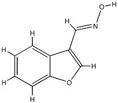 3-Benzofurancarboxaldehyde,  oxime,  [C(E)]- 结构式
